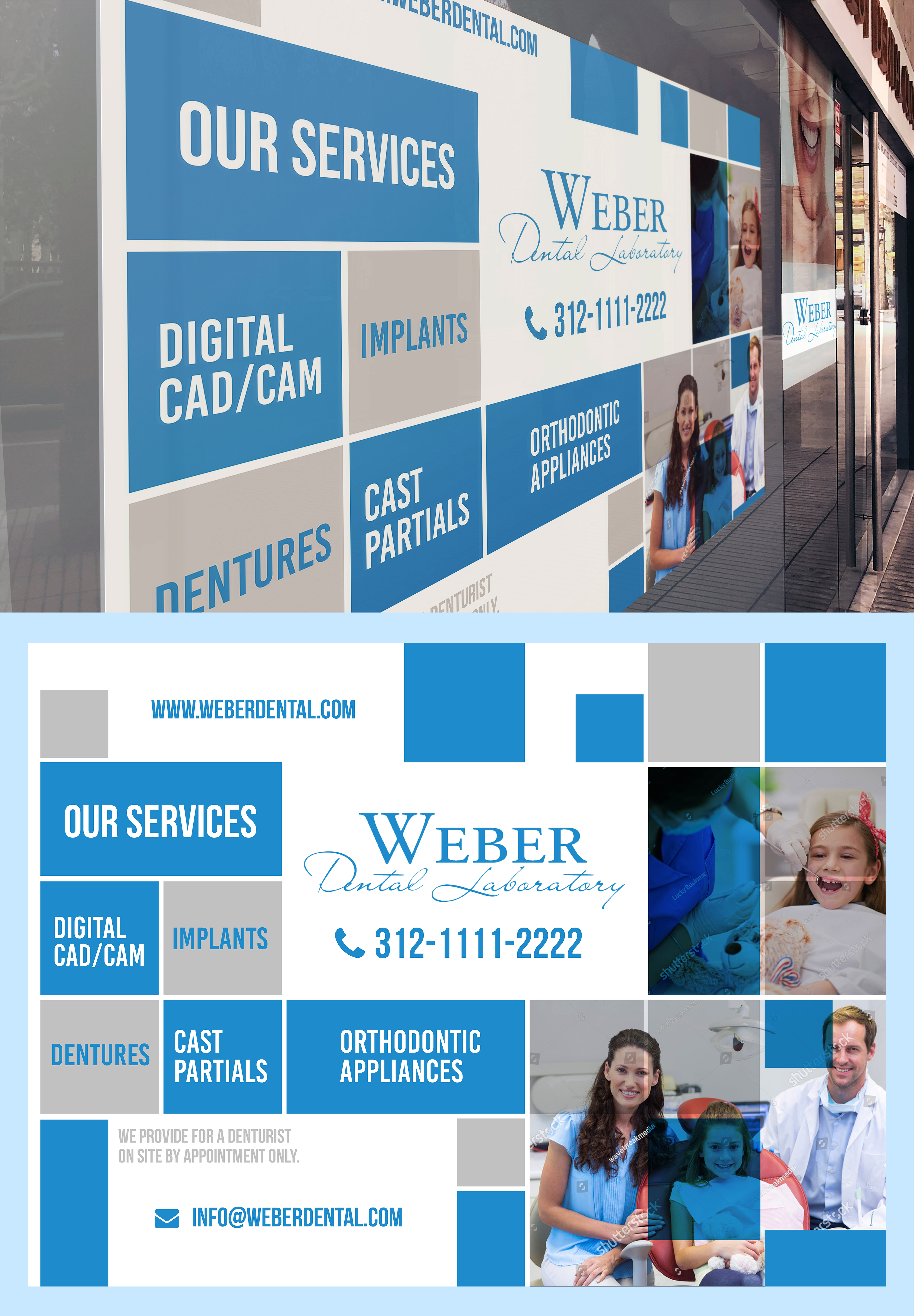Billboard Design by Claireative for Weber Dental Laboratory | Design #23534677
