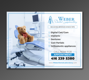Weber Denatl Laboratory nees a window design | Billboard Design by ecorokerz