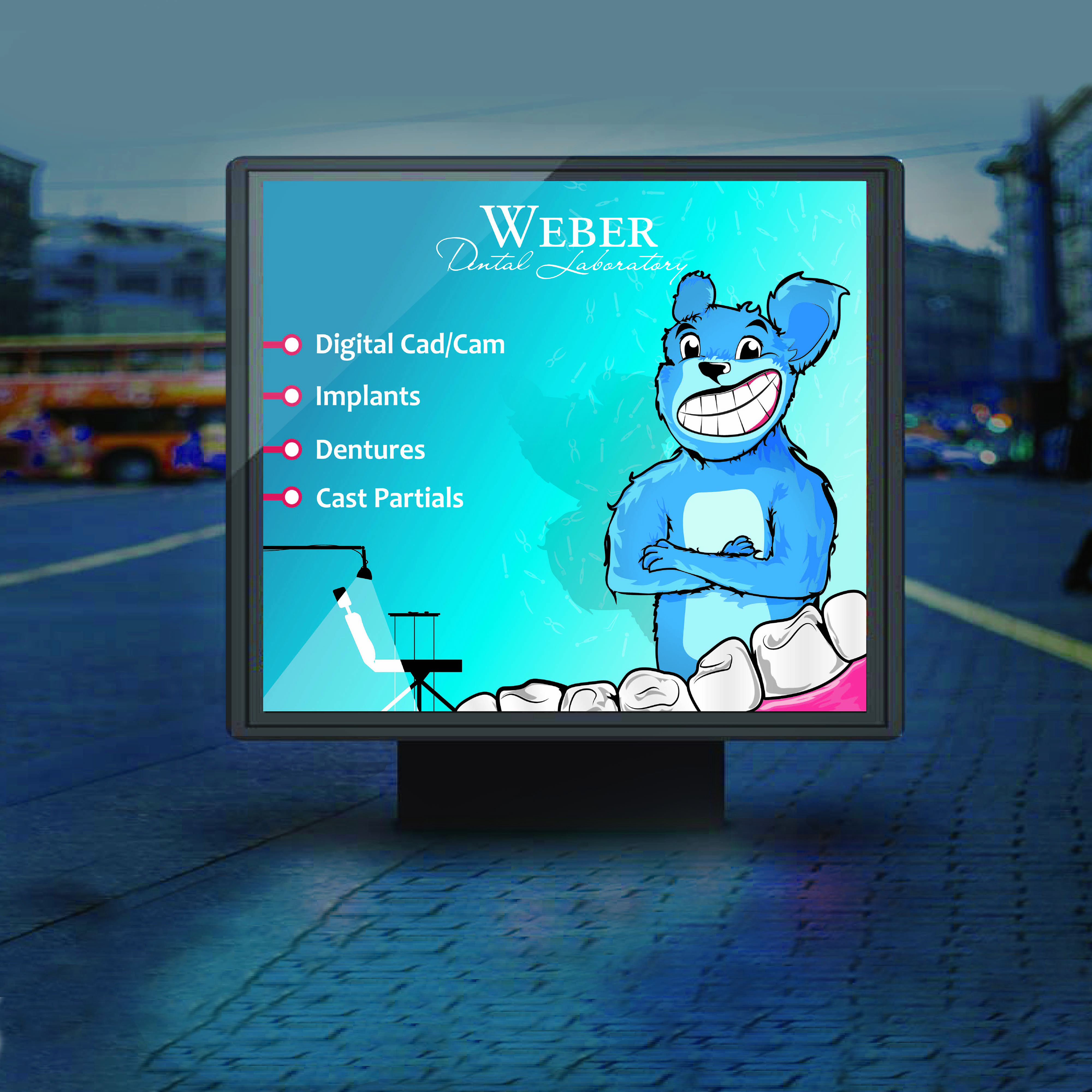 Billboard Design by Fusionex Studio for Weber Dental Laboratory | Design #23553710