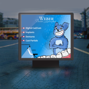 Billboard Design by Fusionex Studio for Weber Dental Laboratory | Design: #23553710