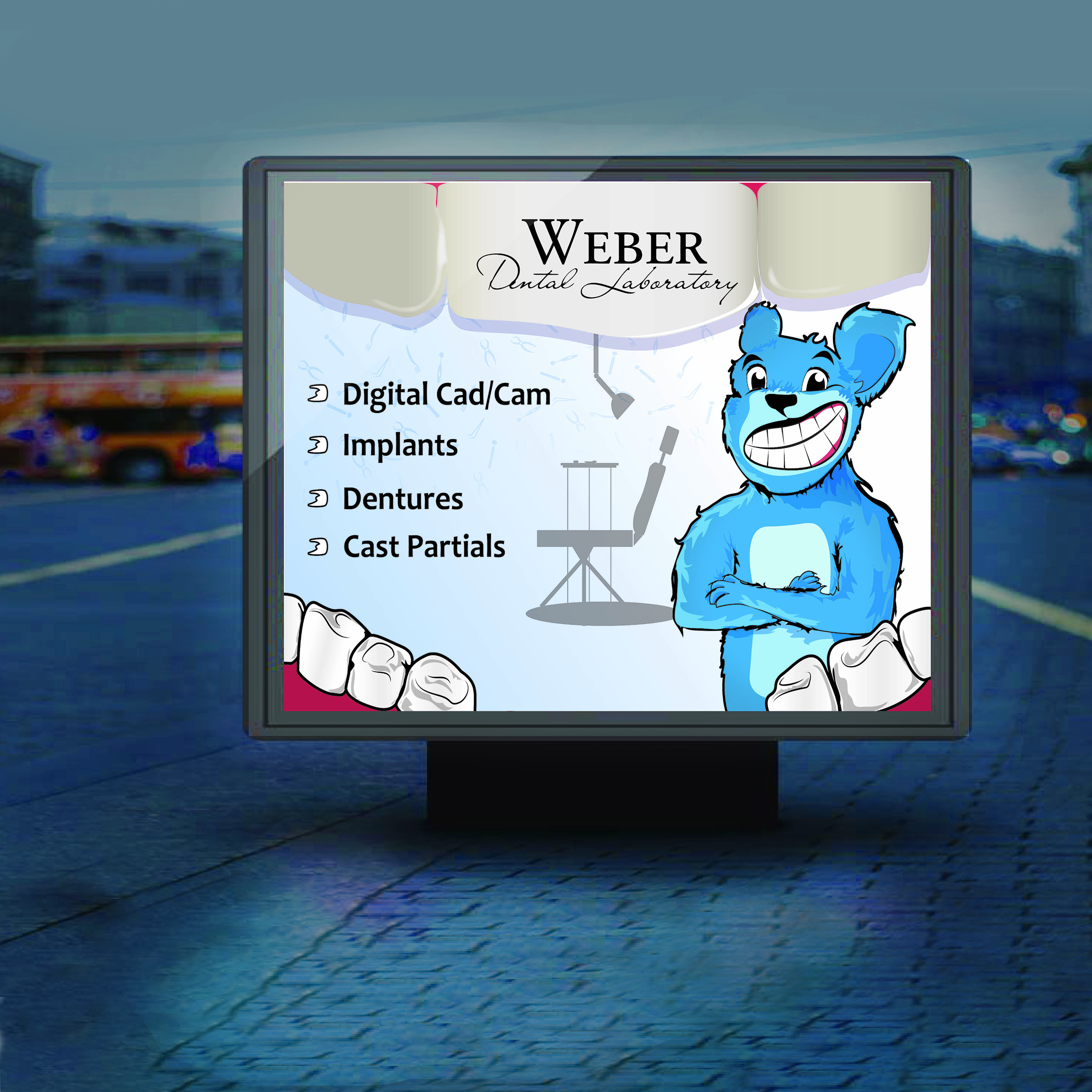 Billboard Design by Fusionex Studio for Weber Dental Laboratory | Design #23553711