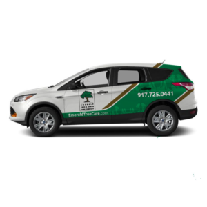 Emerald Tree and Shrub Care Care Wrap | Car Wrap-Design von Yoga Tri