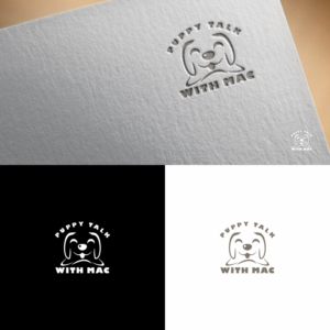 Puppy Talk With Mac | Logo Design by ZiangArt_Studio