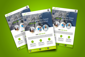 Seattle Area Commercial Real Estate Marketing Flyer Template  | Flyer-Design von HeshanKavinda