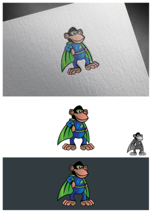 Just the Z from ZipRate on the Monkey somewhere and our colors. | Logo Design by goranvisnjic82