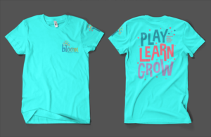 Company logo shirt design for chest or back center print ideas | T-shirt Design by Barney Stinson