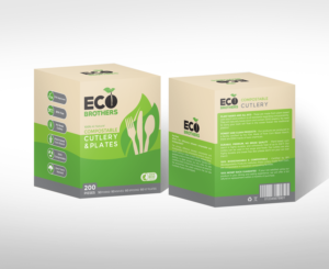 Packaging Design for Compostable Cutlery and Plates * | Packaging Design by vpt_creations