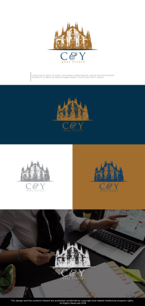C&Y RealEstate | Logo Design by Kim Ji