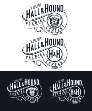 Diseño de Logo por StudioD™ para Hall and Hound Brewing Company | Diseño: #23857053