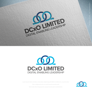 DCxO Limited company name and my strap-line of "Digital Enabling Leadership. There should also be some sort of reference to moving from Waterfall to Agile and to DevOps with Cloud | Logo Design by designbysy
