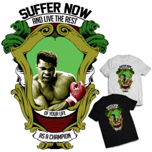 Vintage Muhammed Ali T-shirt.  | T-Shirt-Design von duatitik.std