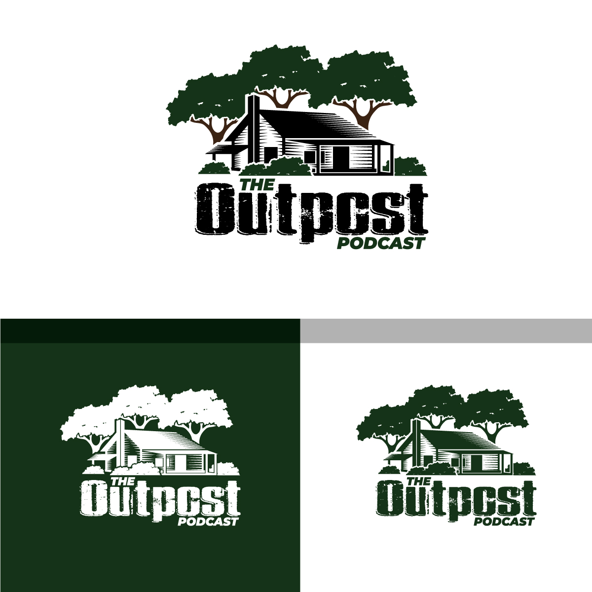 Logo Design by Graphic Bricks for The Outpost Podcast Radio Network, LLC. | Design #23686043