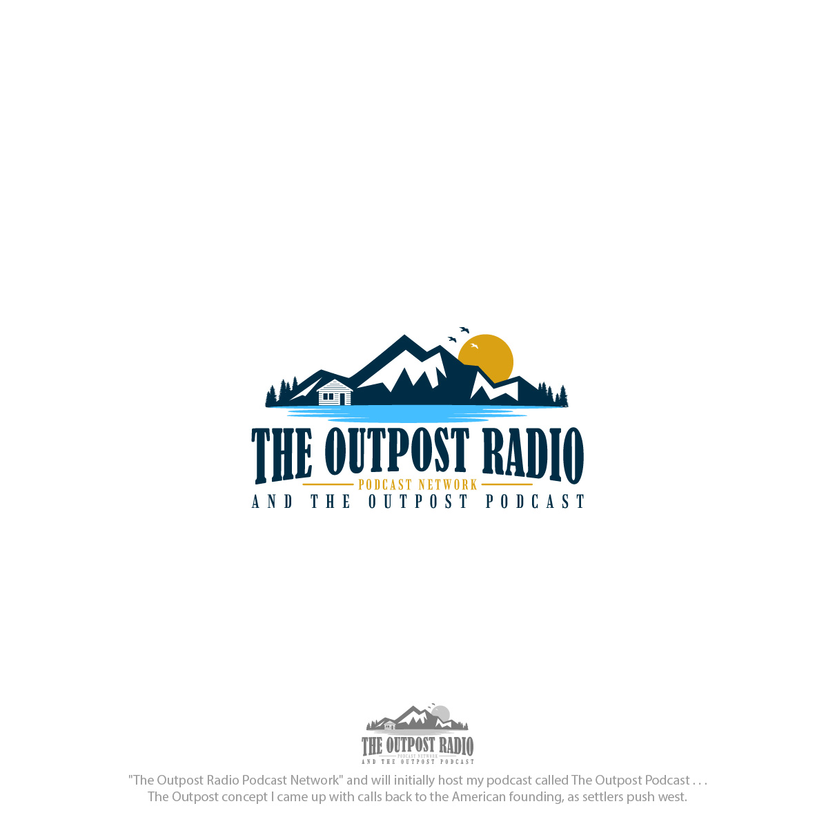 Logo Design by 4tech services for The Outpost Podcast Radio Network, LLC. | Design #23542726
