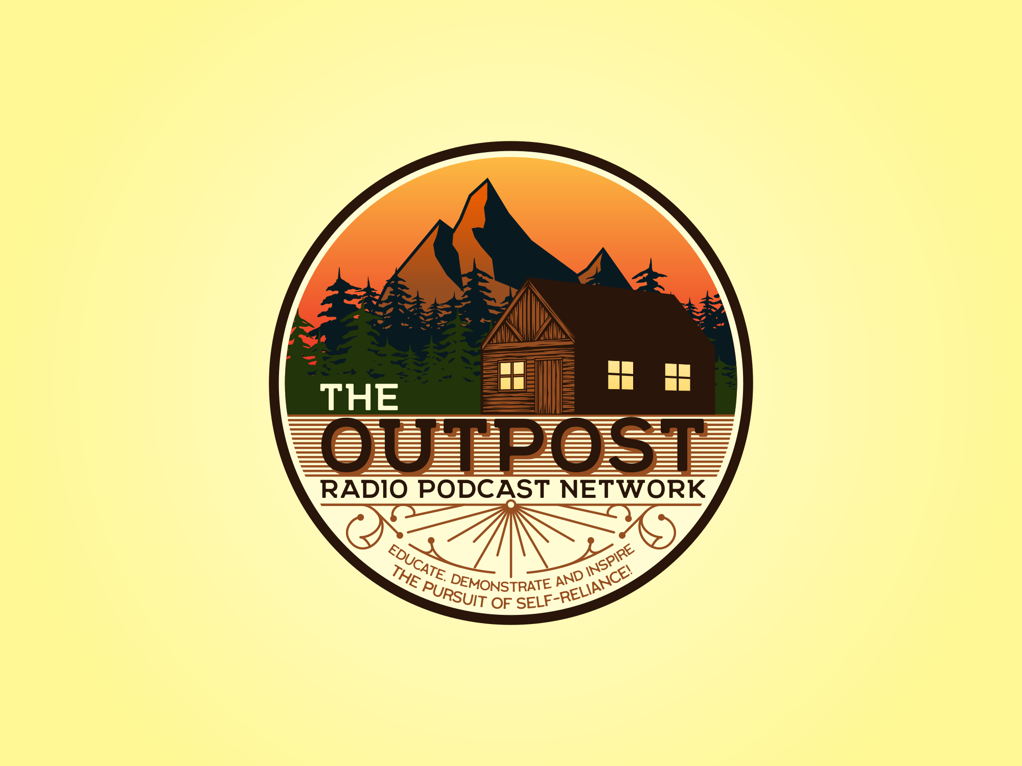 Logo Design by Dreamsucht for The Outpost Podcast Radio Network, LLC. | Design #23608113