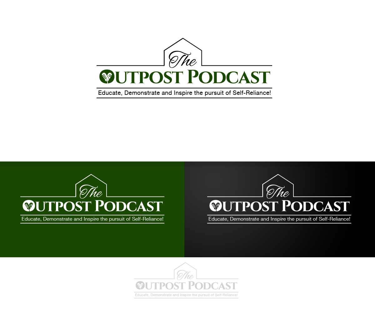 Logo Design by creativerhythm for The Outpost Podcast Radio Network, LLC. | Design #23634330