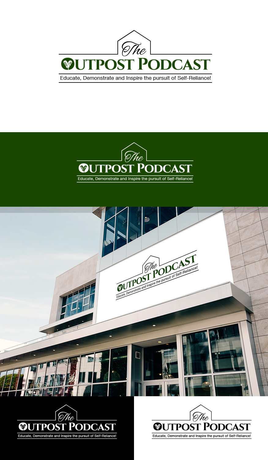 Logo-Design von creativerhythm für The Outpost Podcast Radio Network, LLC. | Design #23634332