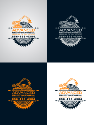 Advanced Forestry Solutions LLC.  “Farmers of the Forest” 856-498-4384 | Logo Design by H-H Arts