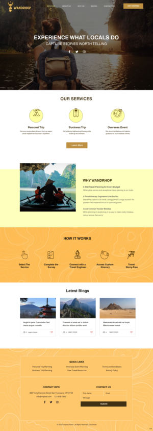 Wix Design by pb for this project | Design: #23549597