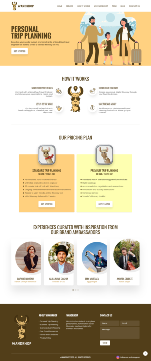 Wix Design by nzdesigners for this project | Design: #23578102