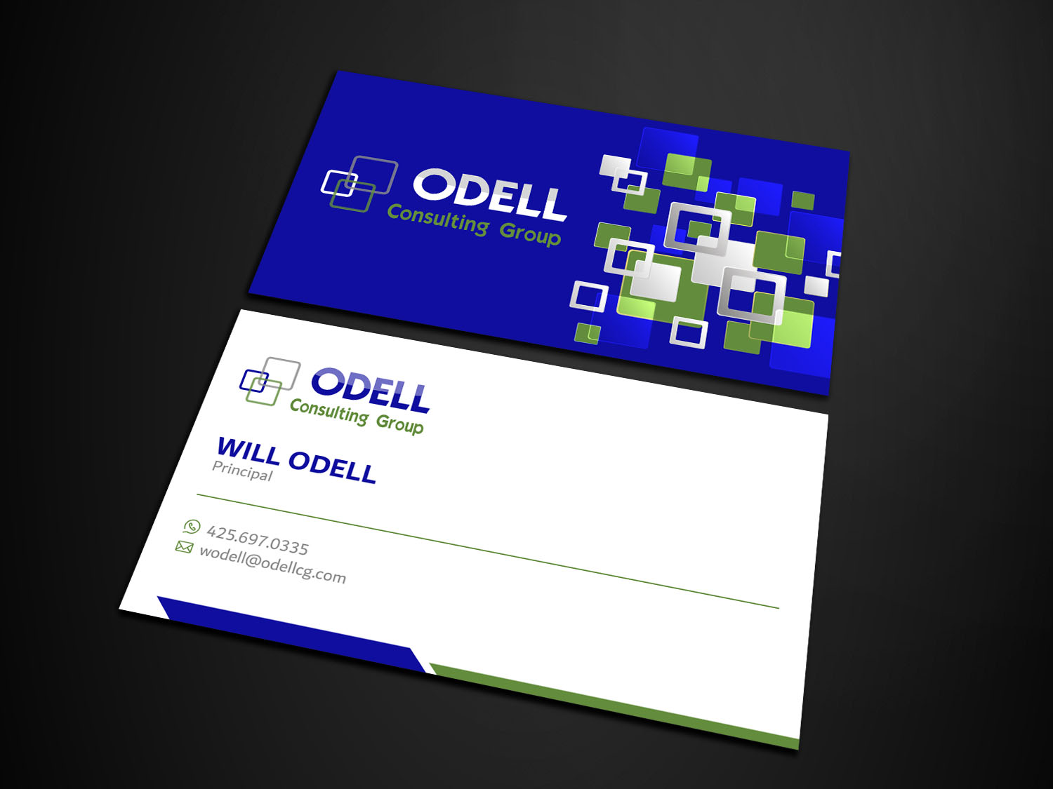 Visitenkarten-Design von Verified artistry (Design garden) für Odell Consulting Group | Design #23551795