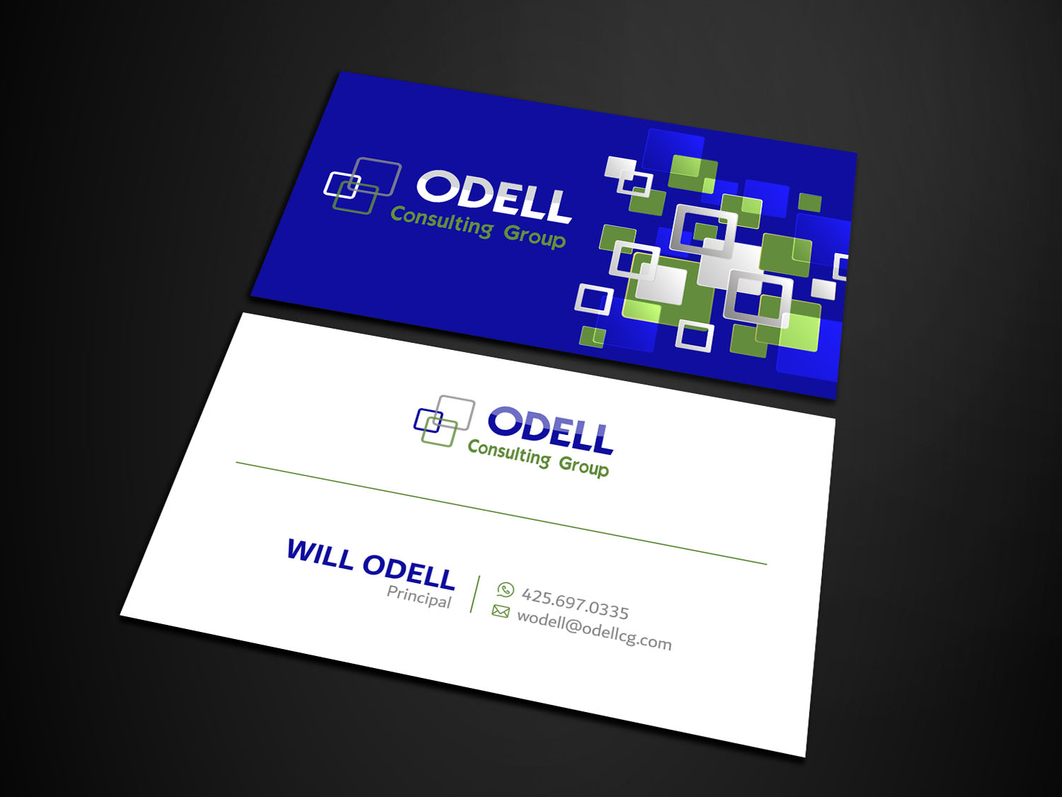 Visitenkarten-Design von Verified artistry (Design garden) für Odell Consulting Group | Design #23551796