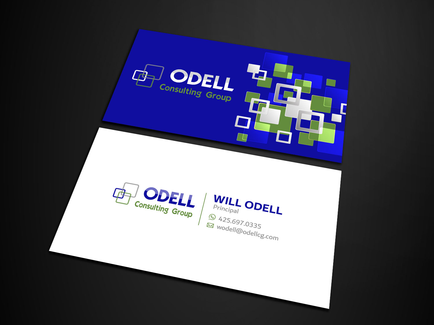 Visitenkarten-Design von Verified artistry (Design garden) für Odell Consulting Group | Design #23551801