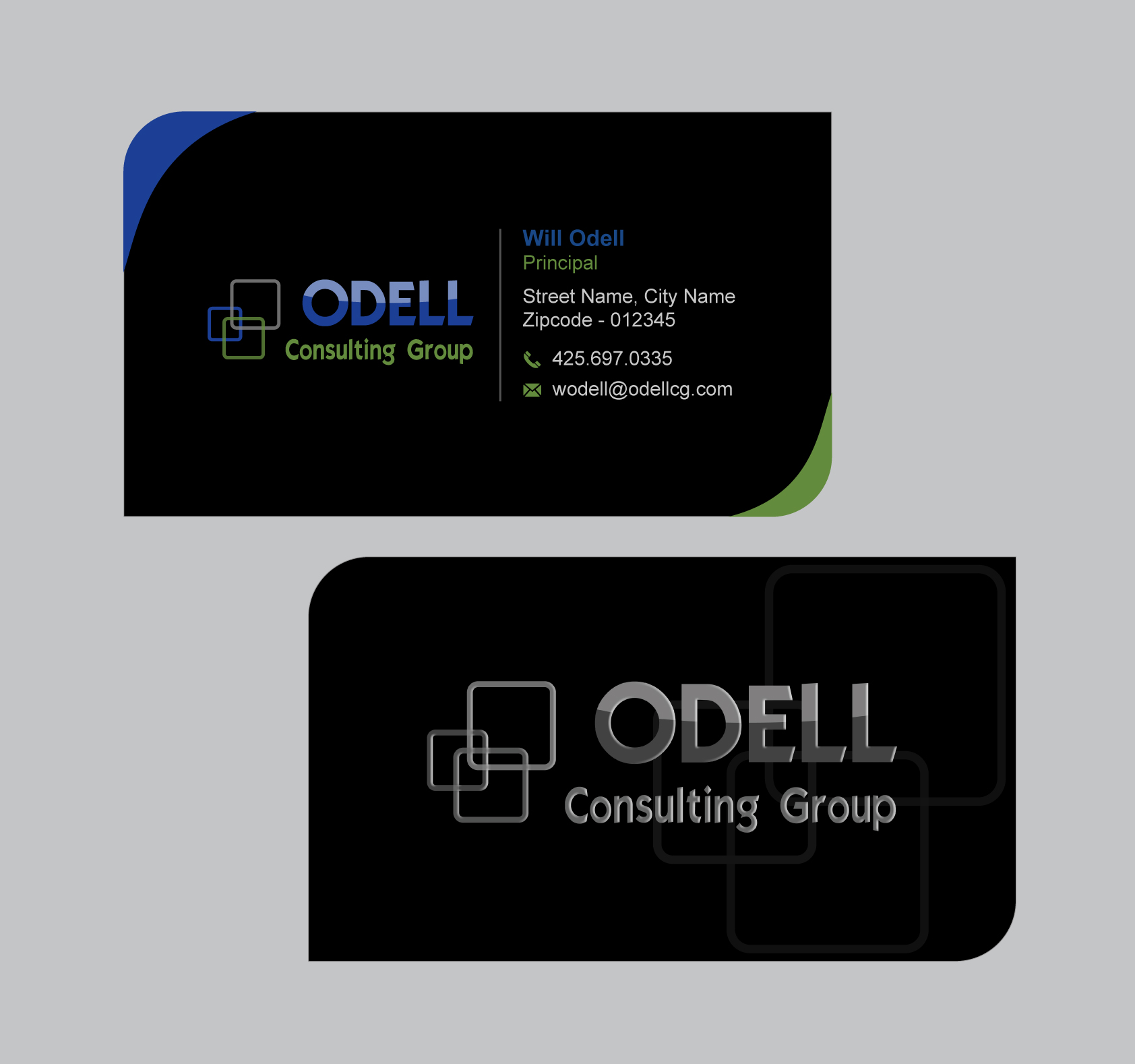 Visitenkarten-Design von Infinitive Technology für Odell Consulting Group | Design #23545376