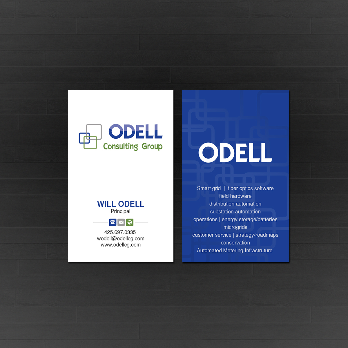 Visitenkarten-Design von Creations Box 2015 für Odell Consulting Group | Design #23550411