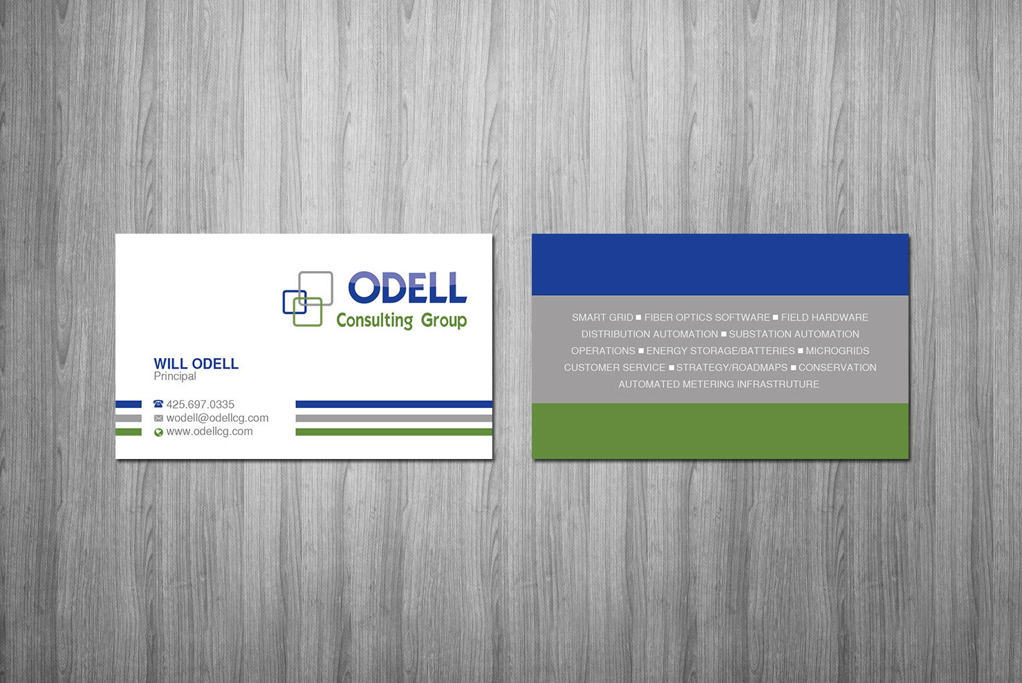 Visitenkarten-Design von Creations Box 2015 für Odell Consulting Group | Design #23550428