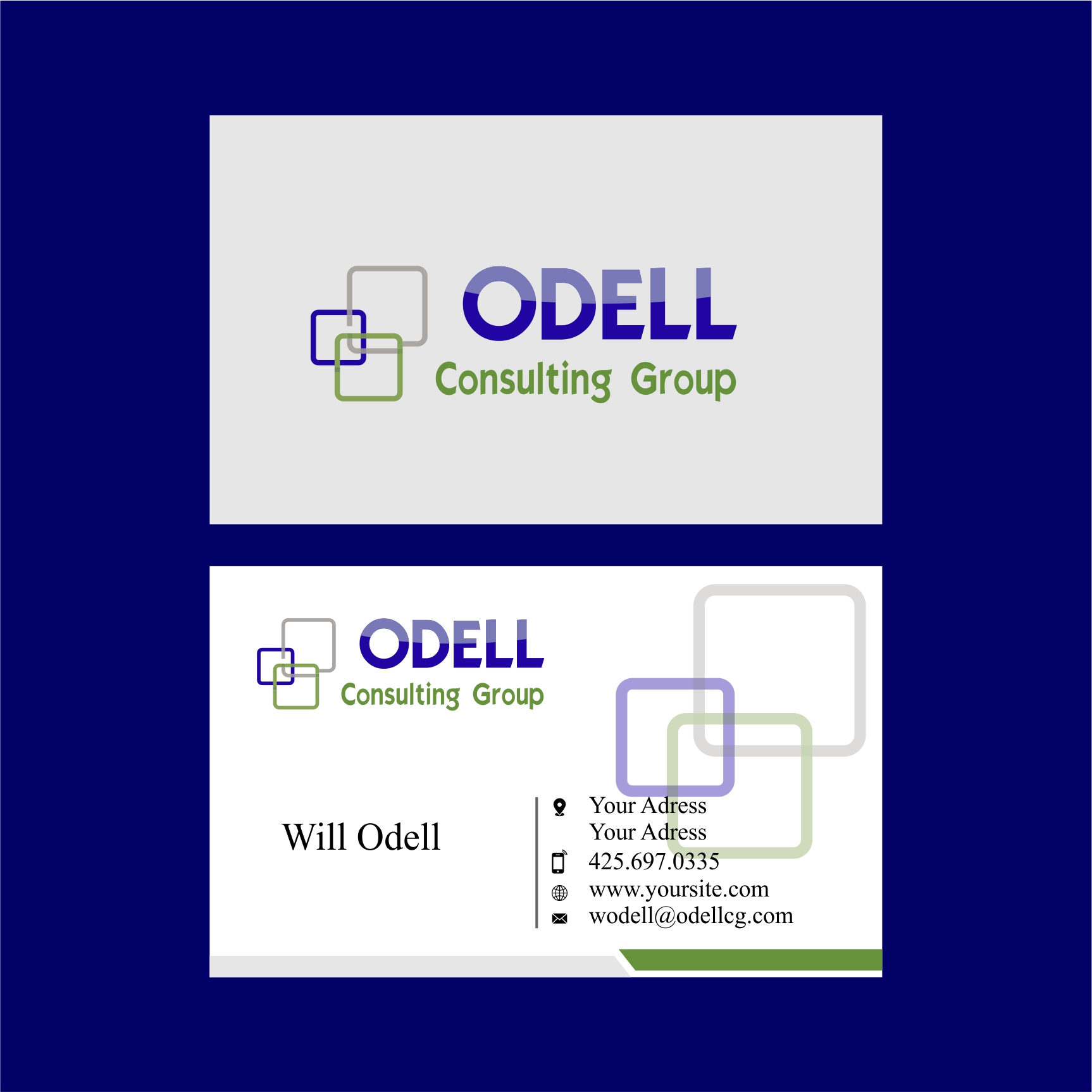 Visitenkarten-Design von hokilucky für Odell Consulting Group | Design #23593109