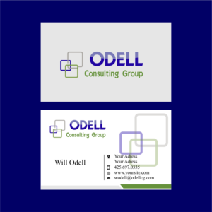 Diseño de Tarjeta de Presentación por hokilucky para Odell Consulting Group | Diseño: #23593109