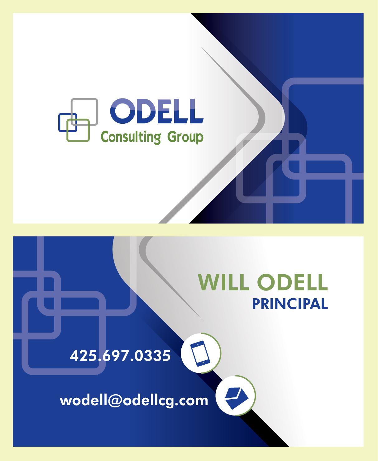 Visitenkarten-Design von geni für Odell Consulting Group | Design #23575524