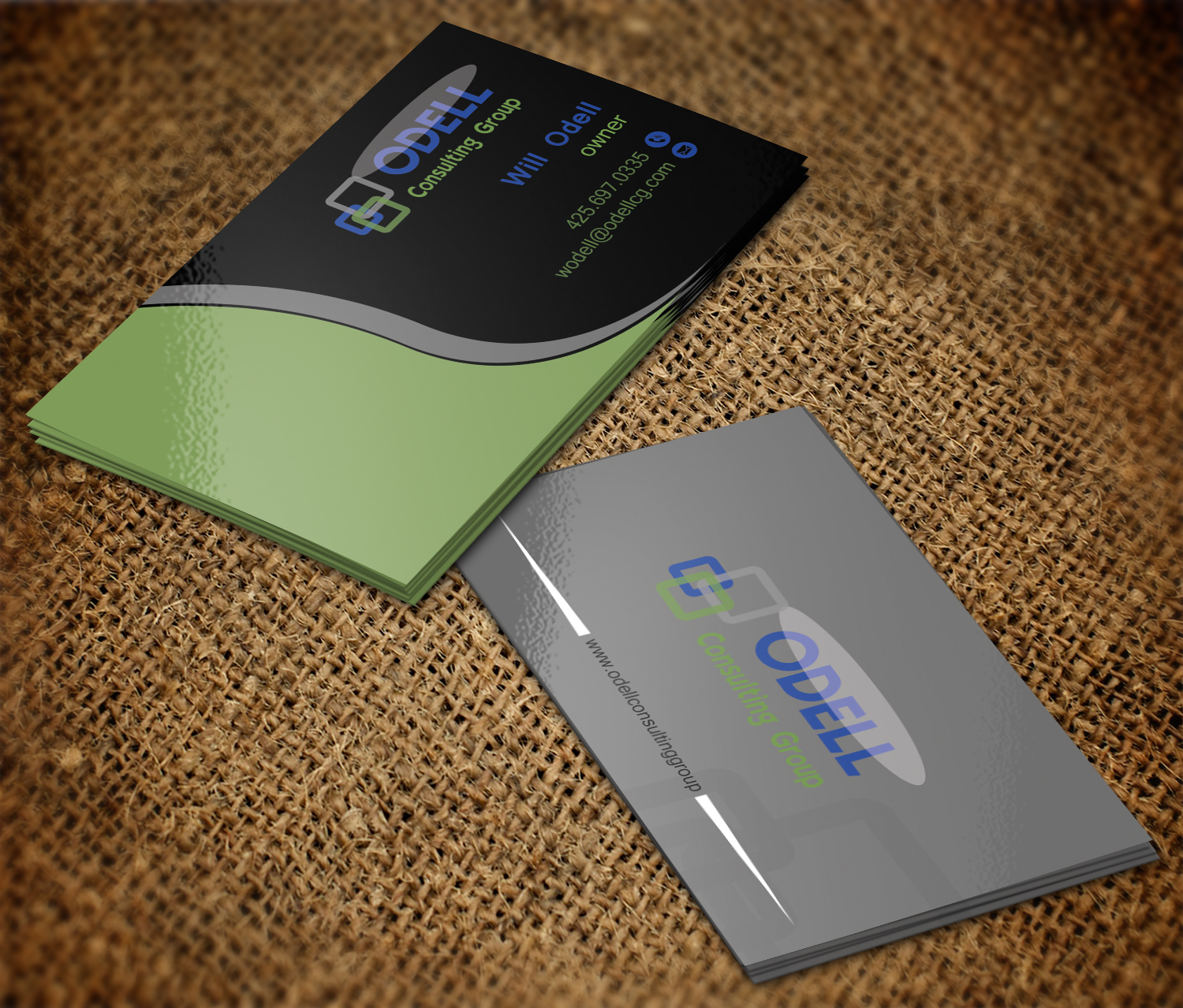 Business Card Design by Graphics Design Help for Odell Consulting Group | Design #23572289