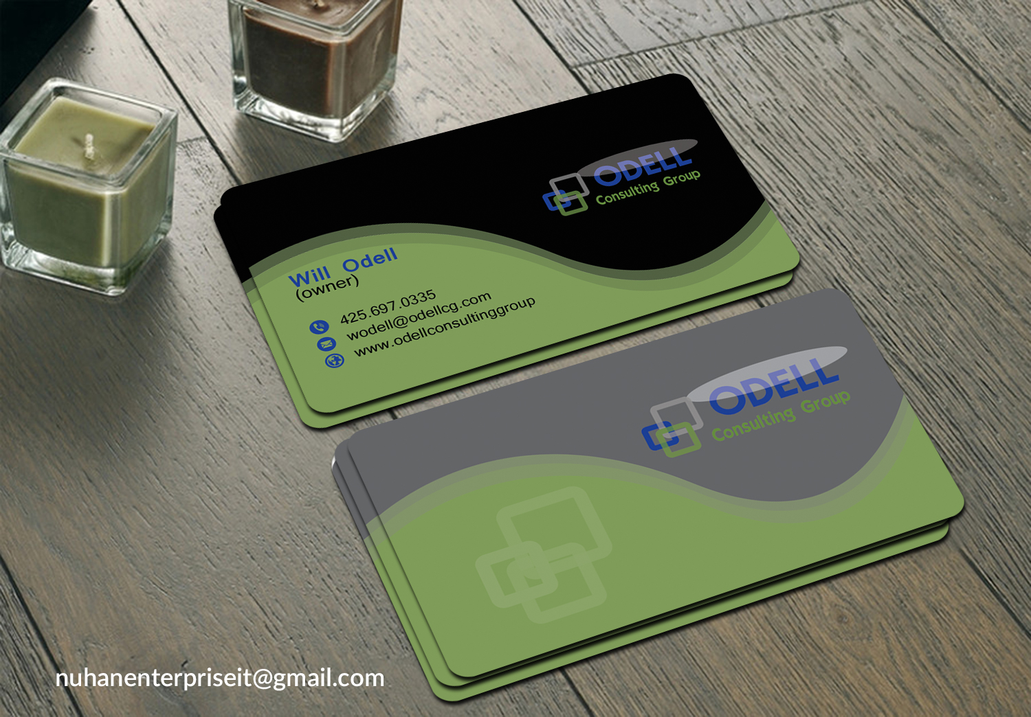 Business Card Design by Graphics Design Help for Odell Consulting Group | Design #23572294