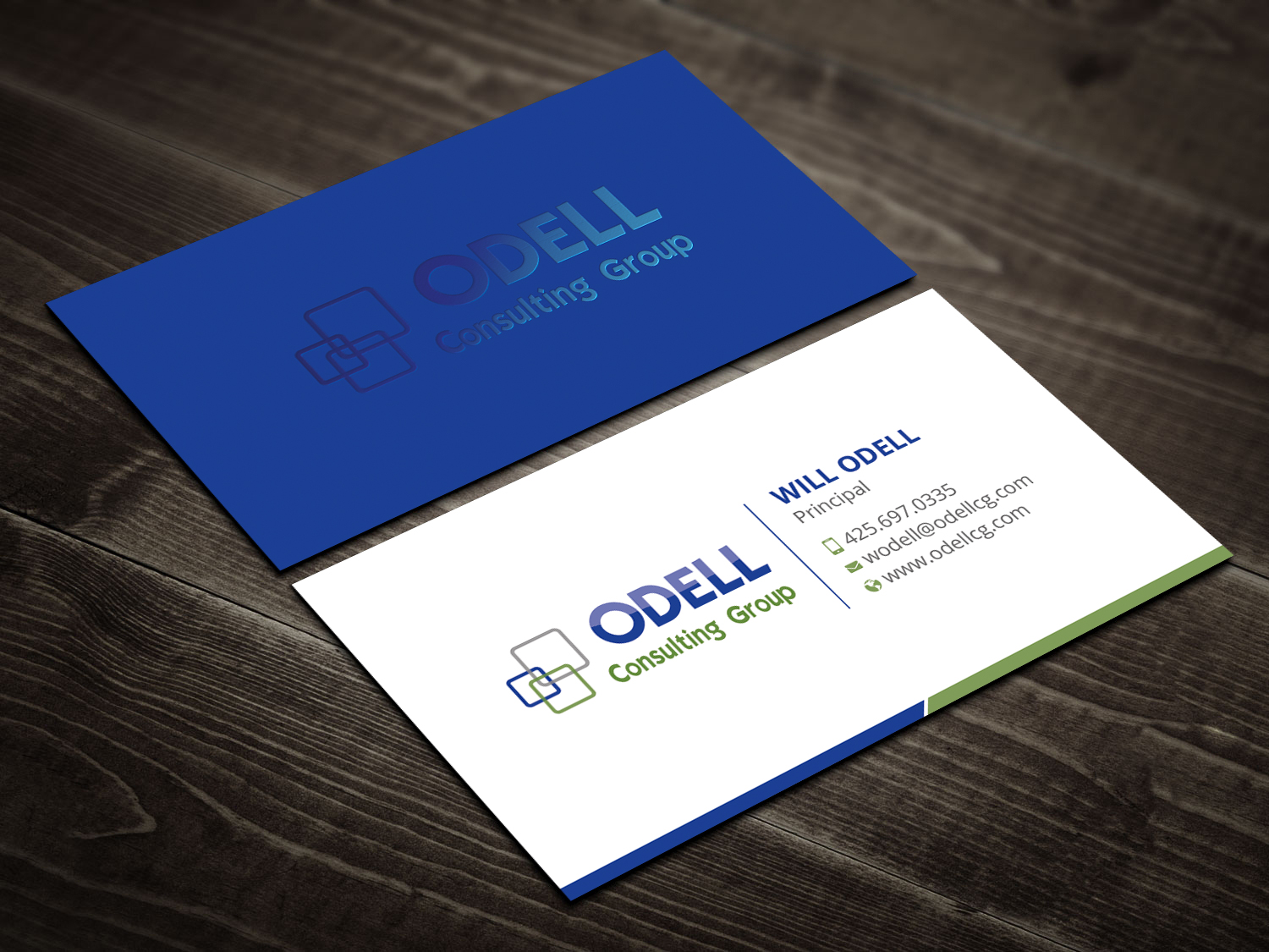 Business Card Design by DesignShout for Odell Consulting Group | Design #23546315