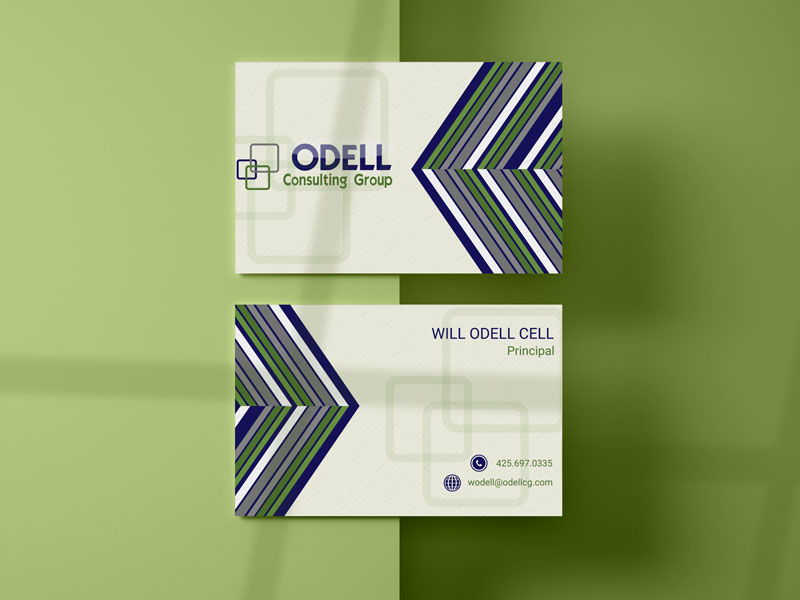 Design de Carte de Visite par De 14 pour Odell Consulting Group | Design #23545773