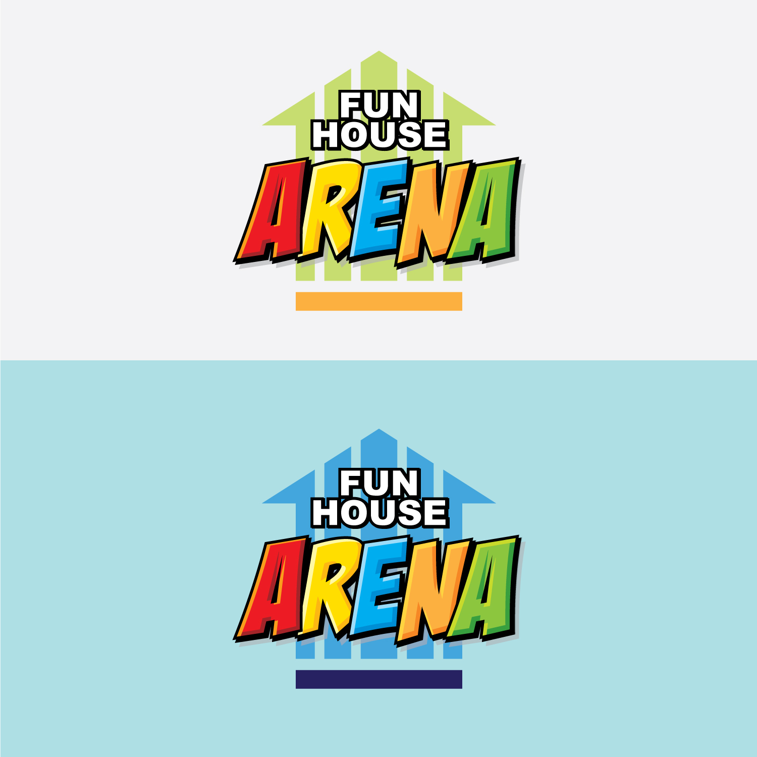 Playful, Modern Logo Design for Fun House Arena by FourtuneDesign ...