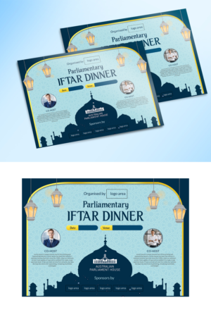 Parliamentary Iftar Dinner | Flyer Design by Deepak_9_Malhotra