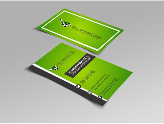 Visitenkarten-Design von AwsomeD für Daily Fantasy Cricket | Design #2992179