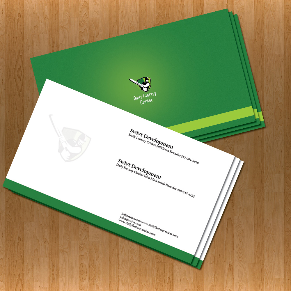 Design de Carte de Visite par ARSLAN YASEEN ABBASI pour Daily Fantasy Cricket | Design #3007589