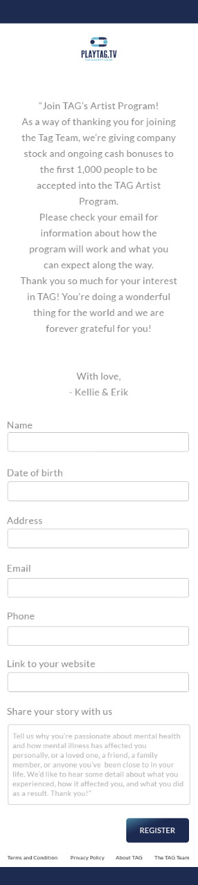 Web Design by Lauren for TAG | Design: #23554482