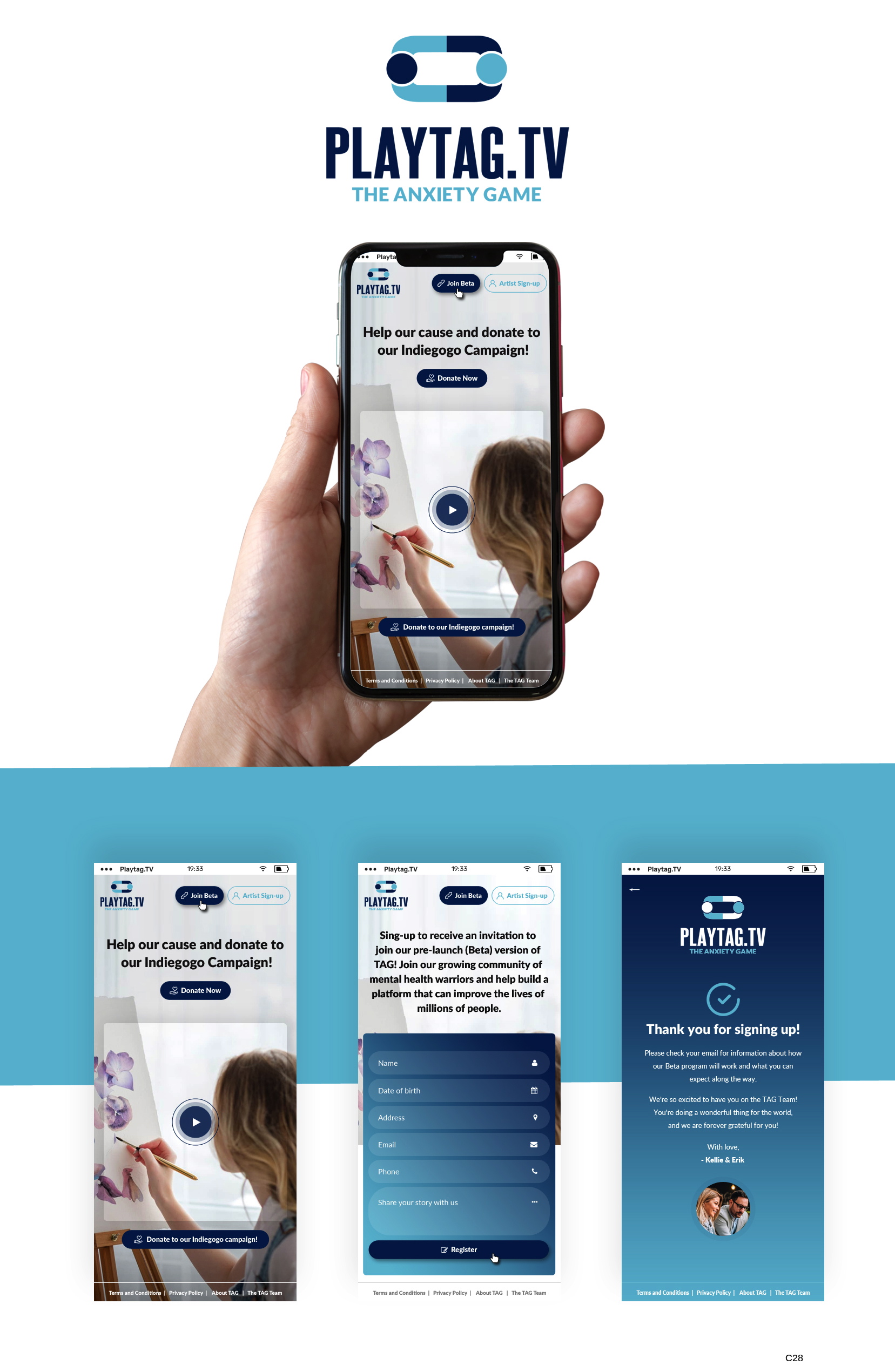 Web Design by pb for TAG | Design #23557888