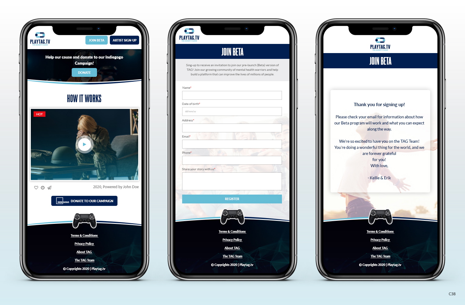 Diseño Web por pb para TAG | Diseño #23557894
