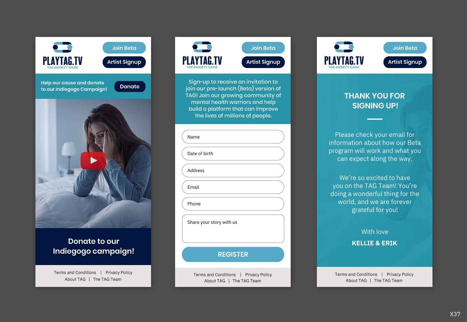 Diseño Web por pb para TAG | Diseño #23557905