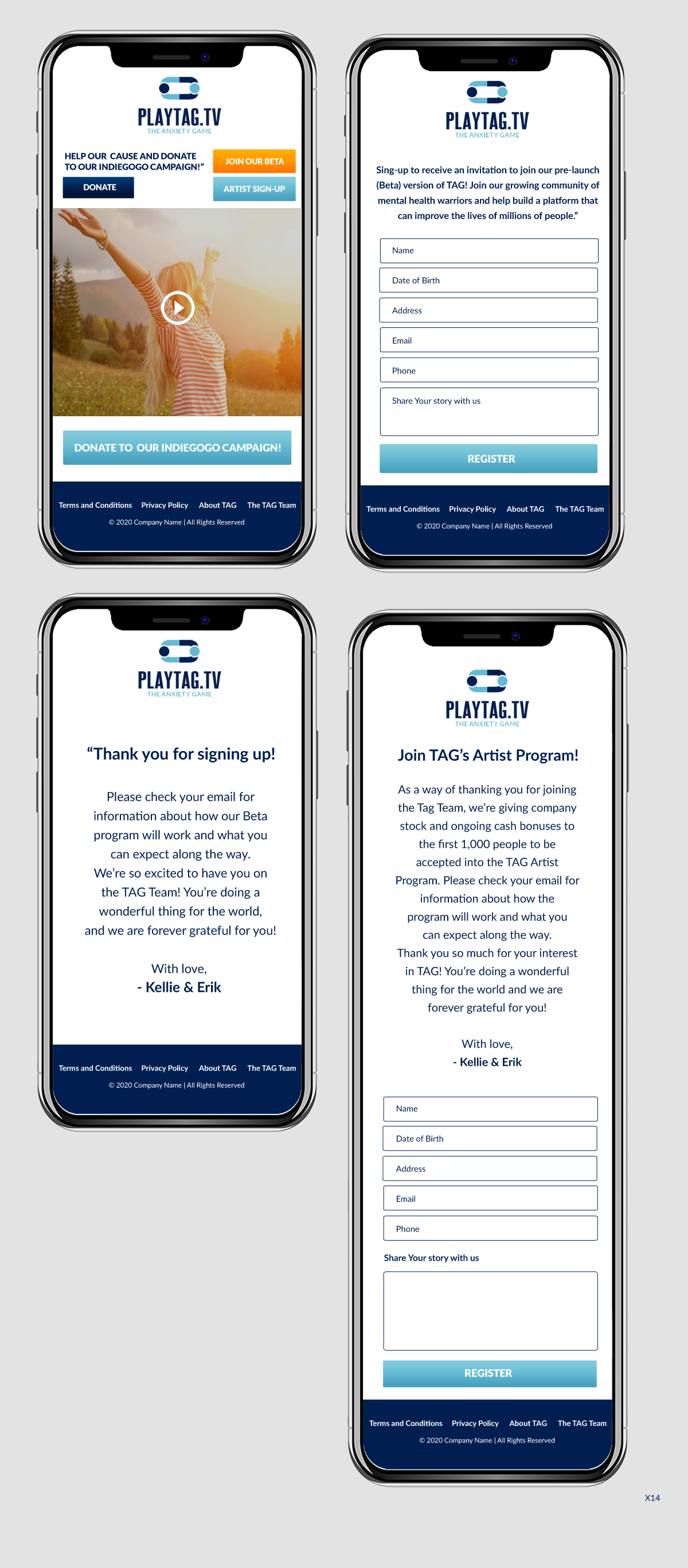 Web Design by pb for TAG | Design #23562084