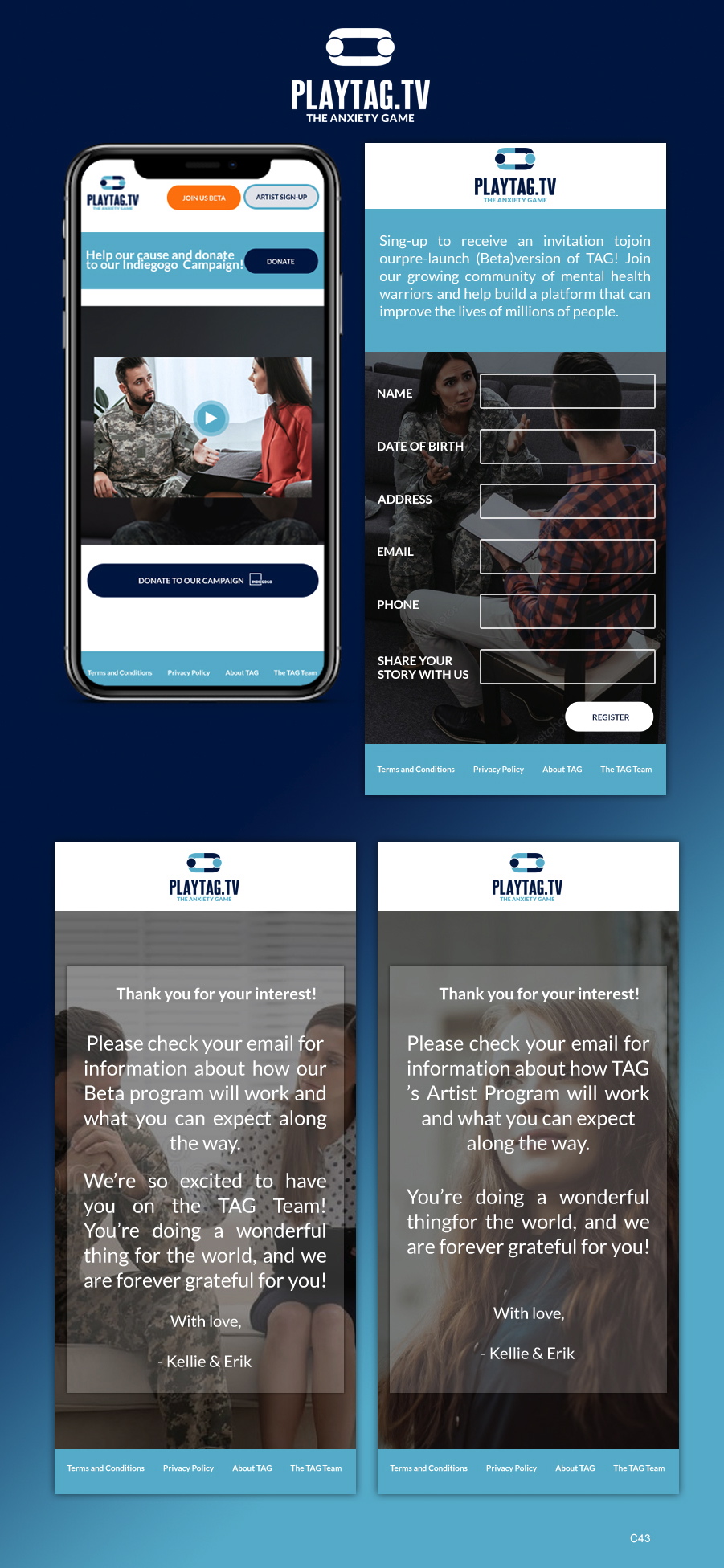 Web Design by pb for TAG | Design #23565340