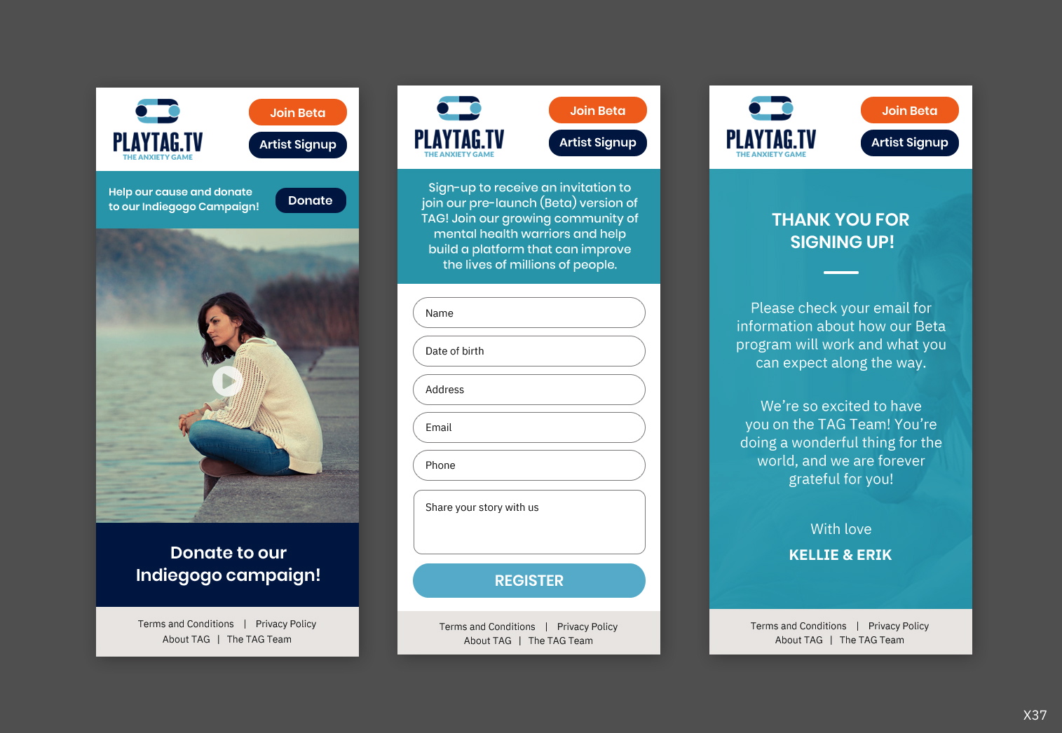 Web Design by pb for TAG | Design #23565341