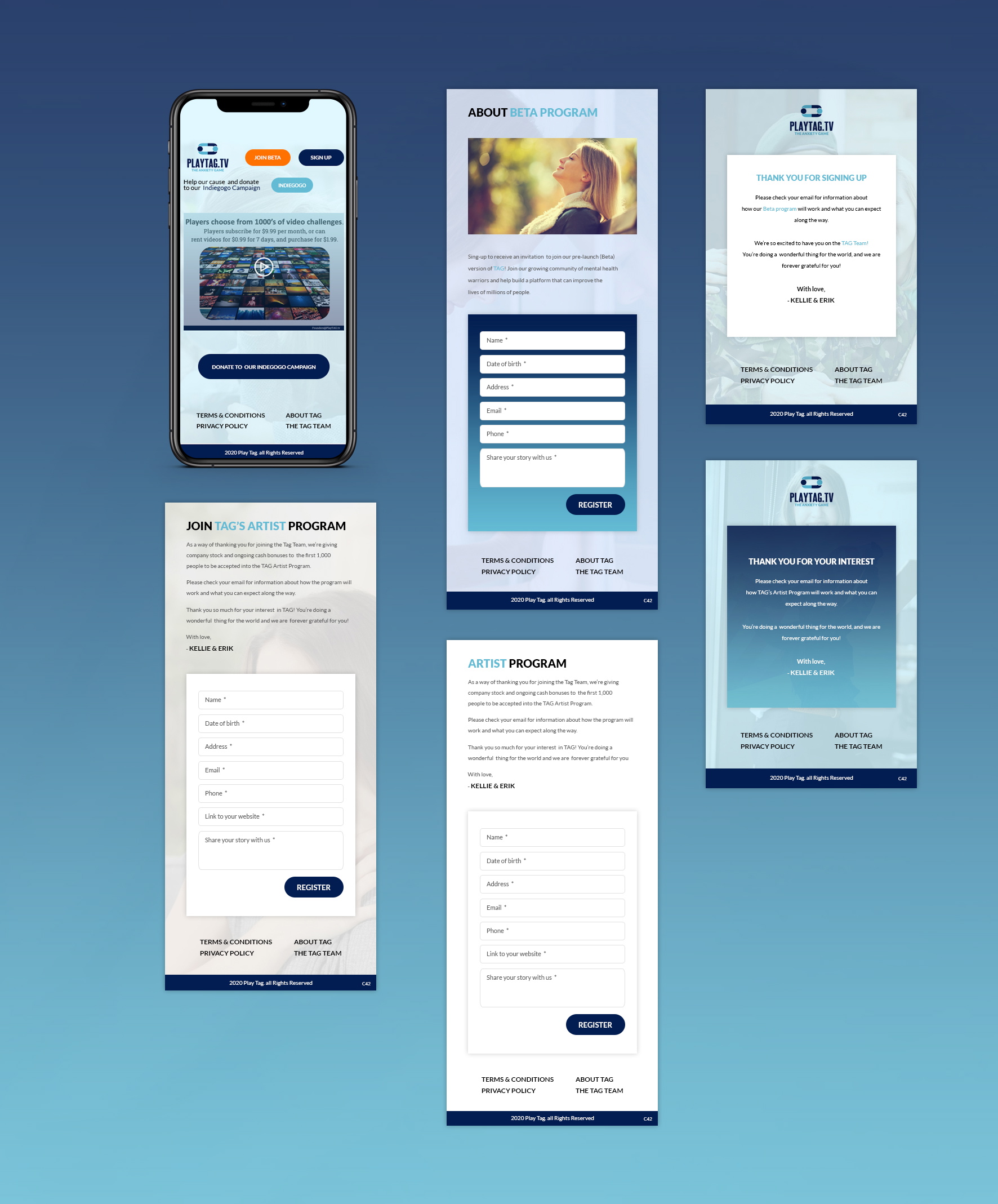 Web Design by pb for TAG | Design #23565343