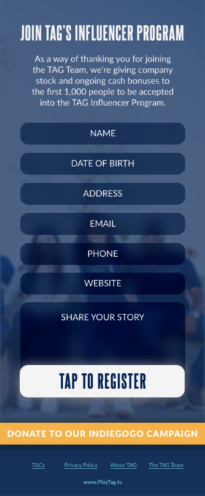 Web Design by Oscar Saunders for TAG | Design: #23574545