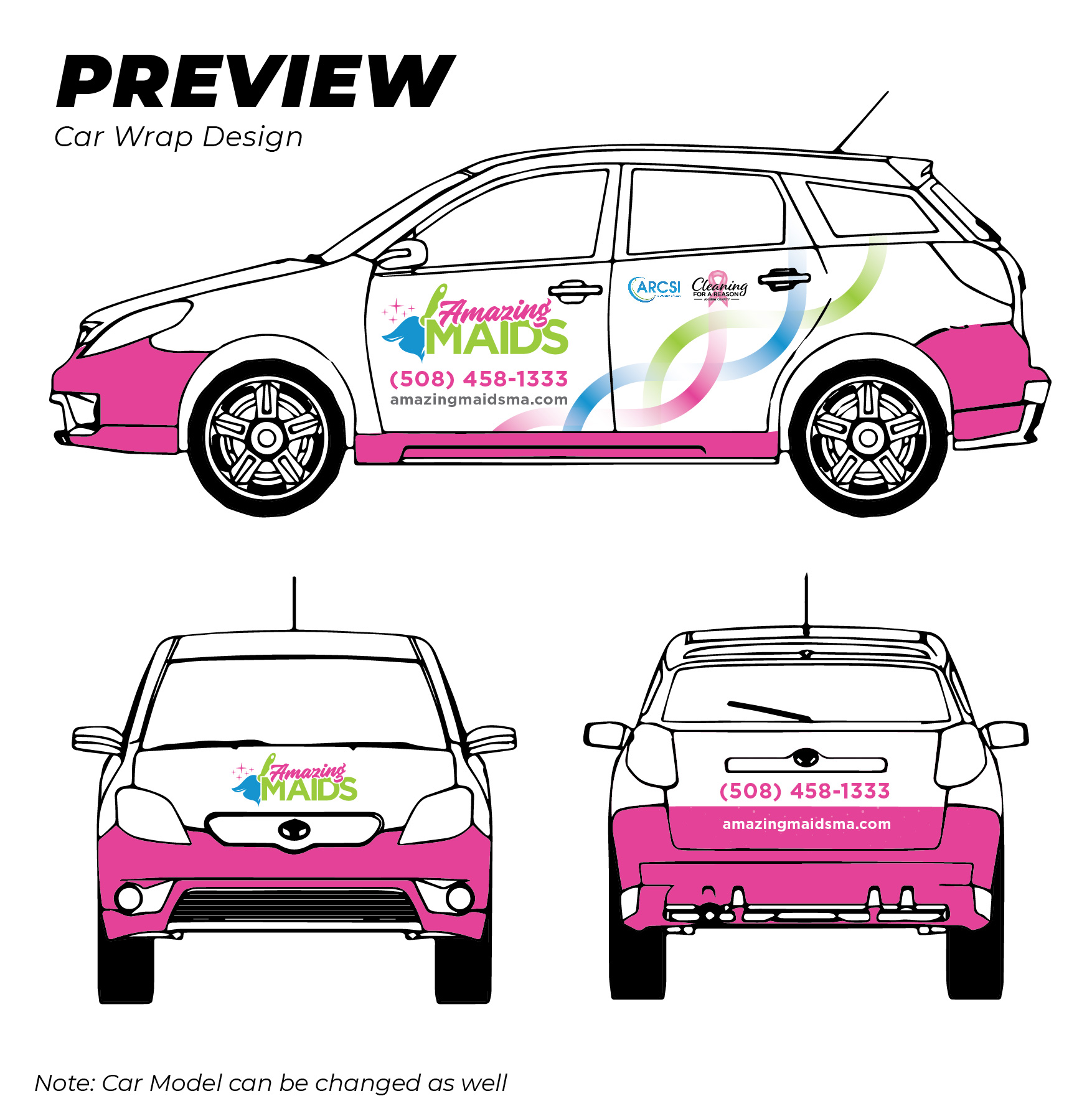 Car Wrap Design by ZISGraphics for CleanlyPro, Inc.  | Design #23546647